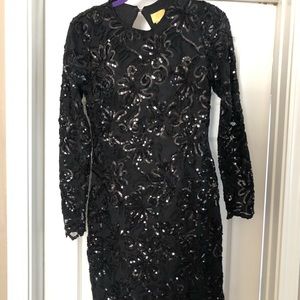 H and M sequin midi dress
